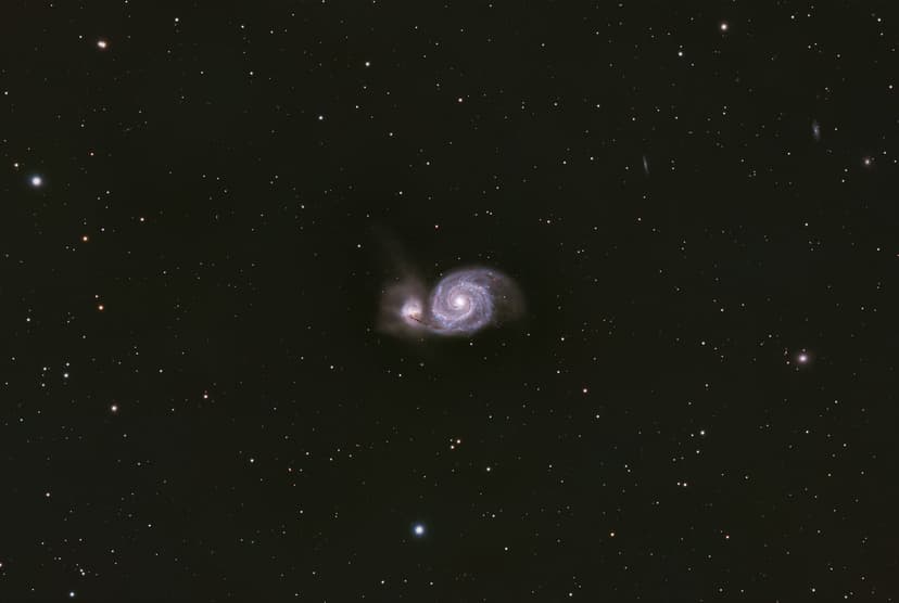 Image: whirlpool-galaxy-lrgb